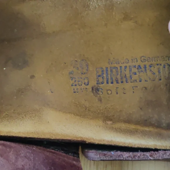 Birkenstock Brown Leather Paris Mary Jane RARE!!! - Picture 9 of 9